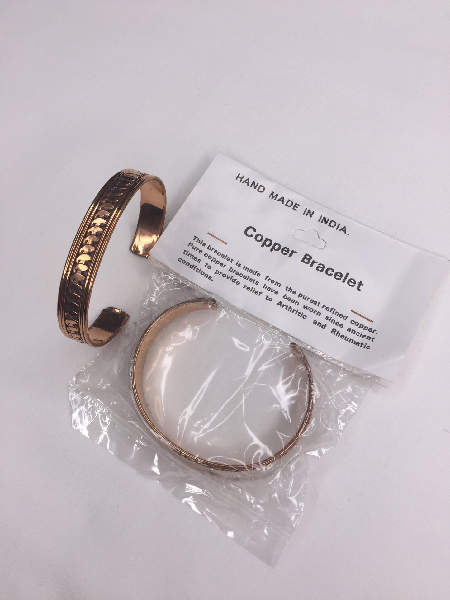 100% COPPER BRACELET #7: Handcrafted in India