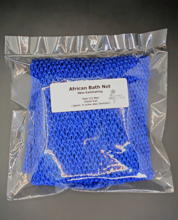 B & W: Bunny Ears Teddy and African Bath Net Bundle