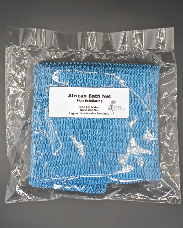 B & W: Bunny Ears Teddy and African Bath Net Bundle