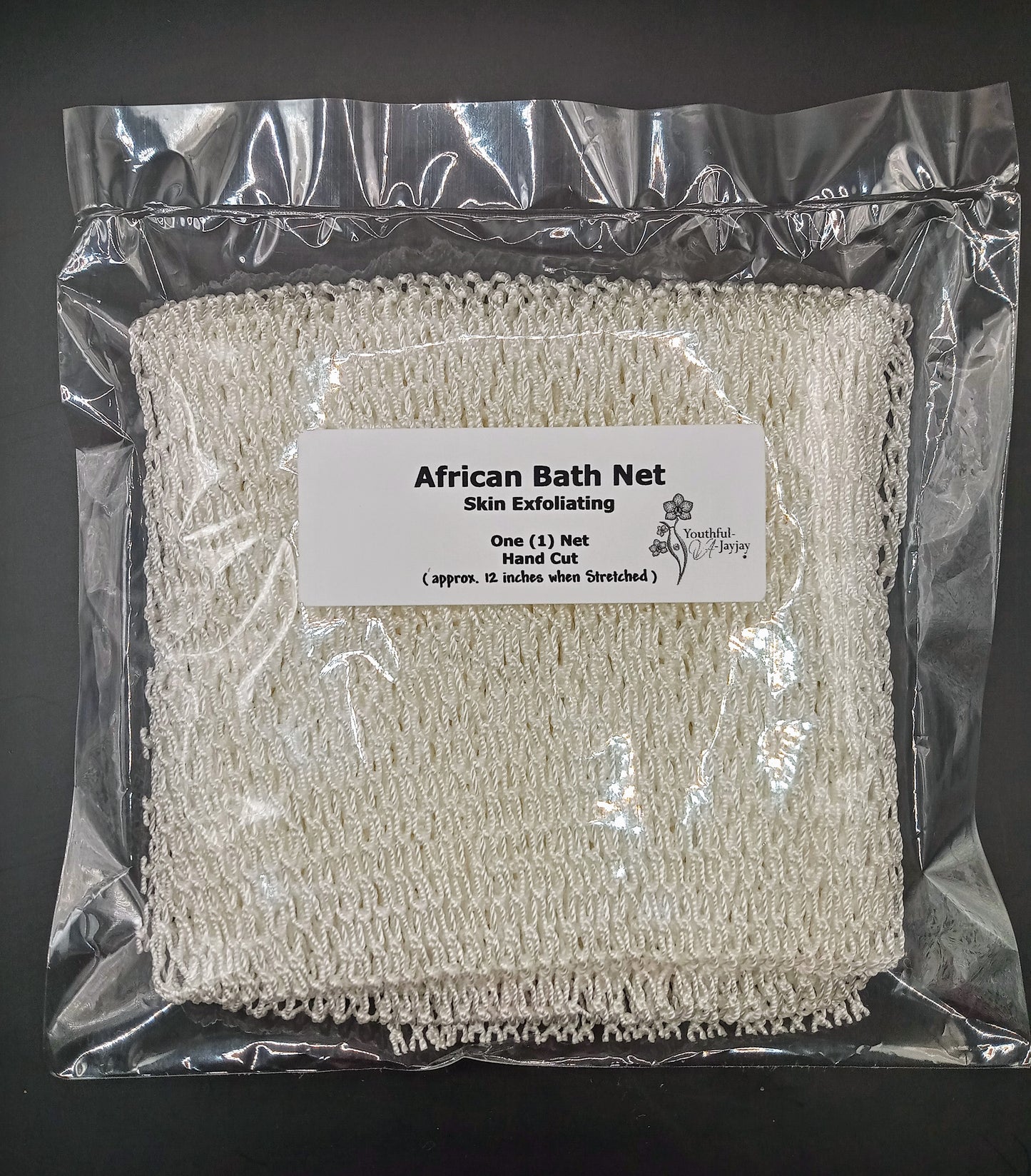 B & W: Bunny Ears Teddy and African Bath Net Bundle