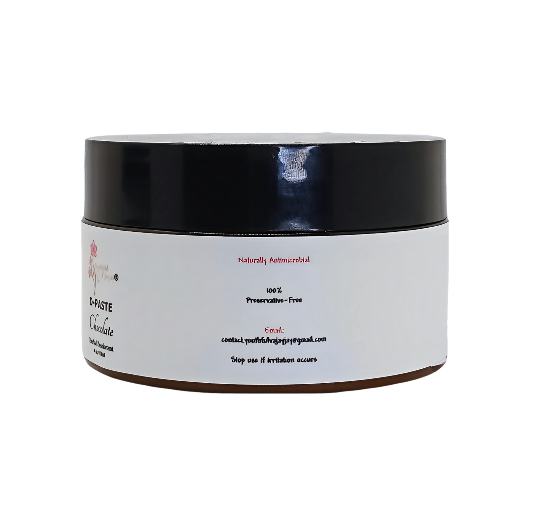 D-PASTE: Chocolate - Natural Organic Herbal Deodorant Paste, 4 oz.