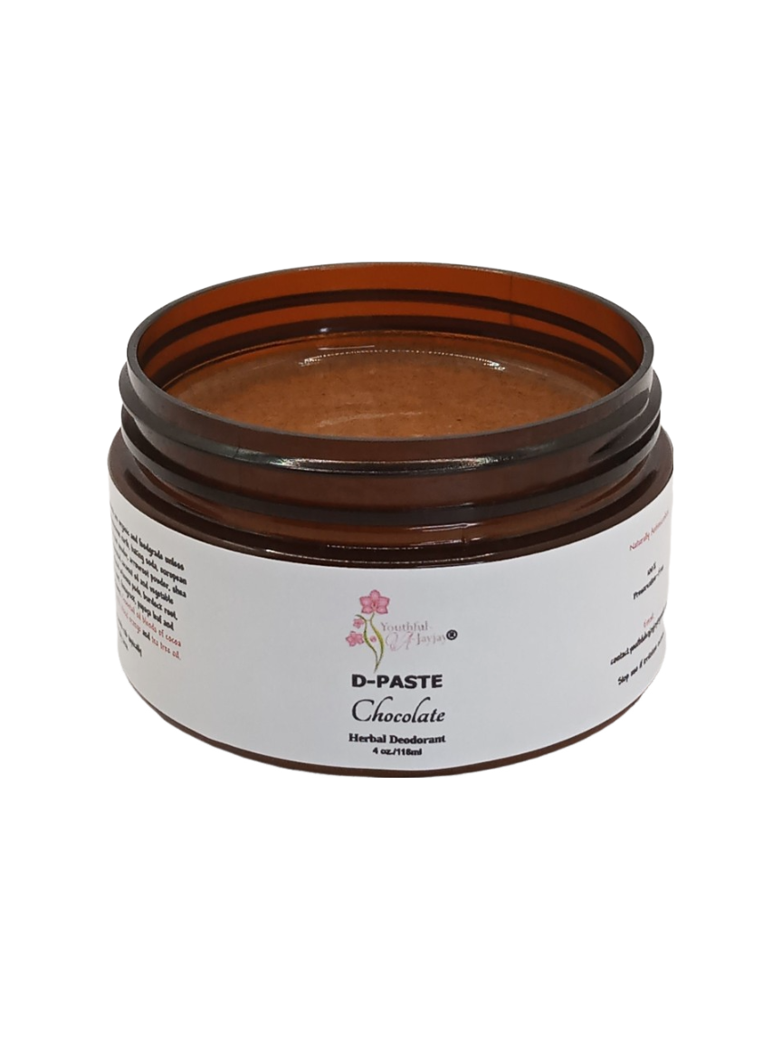 D-PASTE: Chocolate- Natural Organic Herbal Deodorant, 10ml Sample