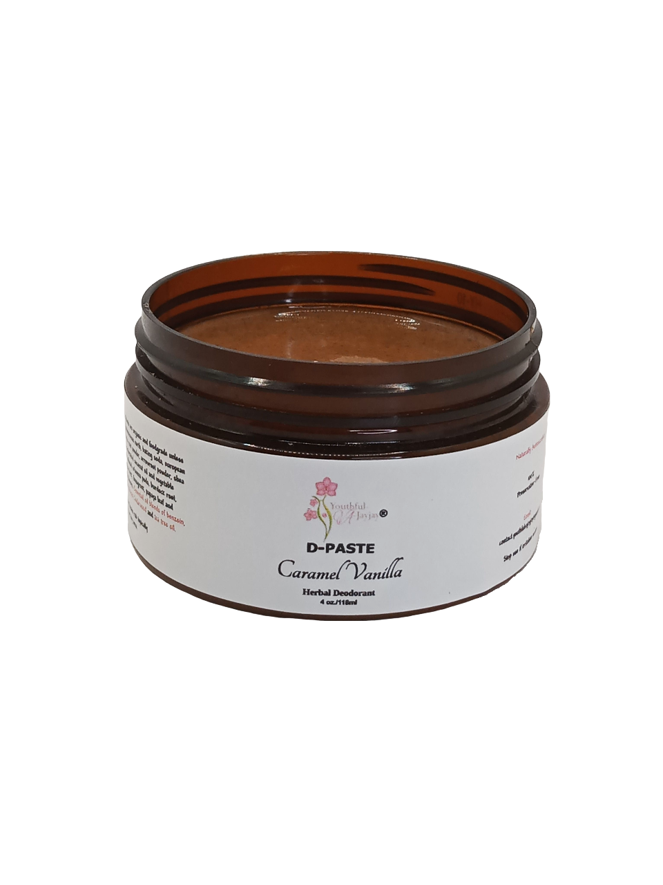 D-PASTE: Caramel Vanilla - Natural Organic Herbal Deodorant, 10ml Sample