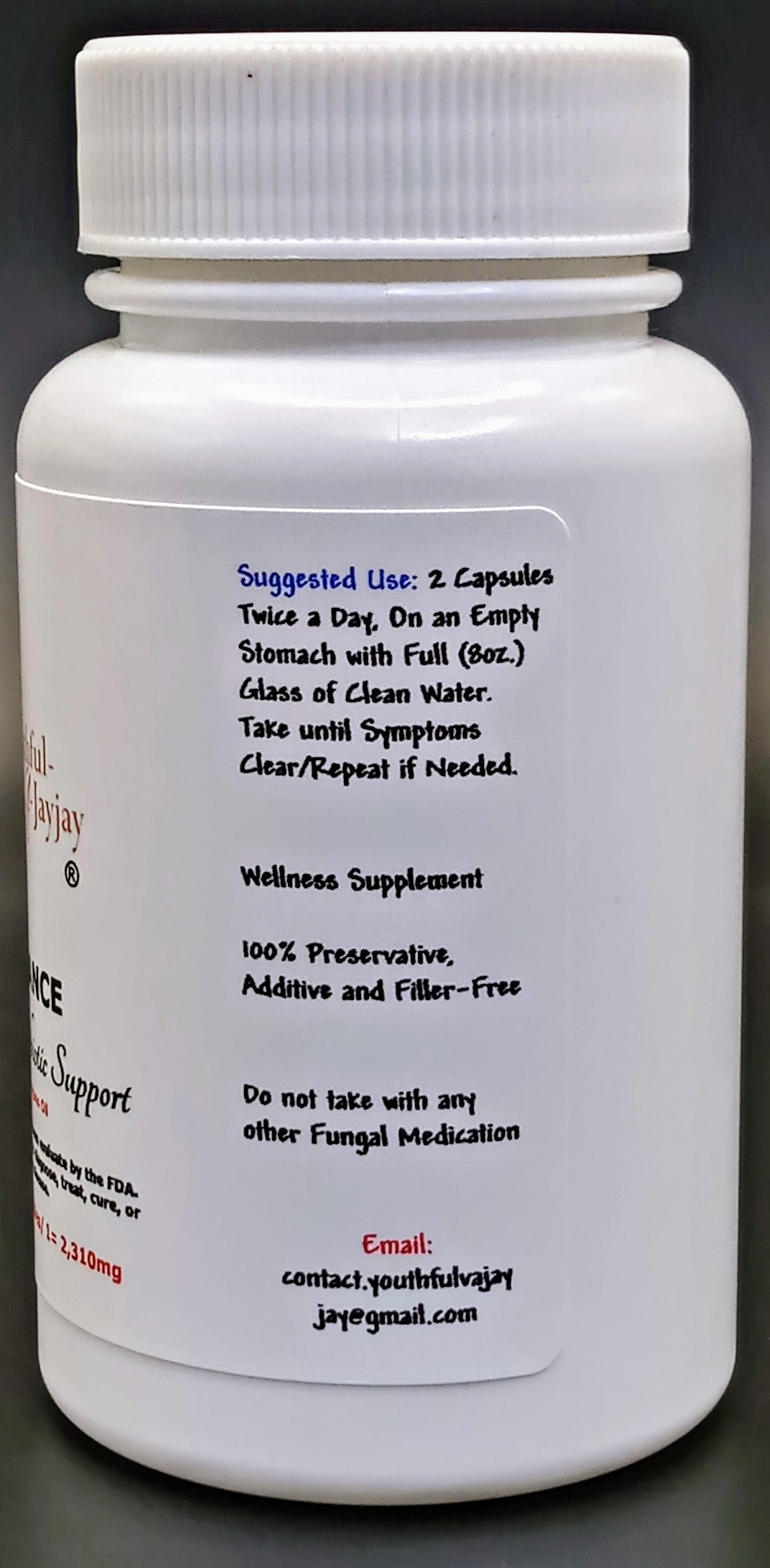 C-BALANCE: Organic Herbal Yeast w/ Prebiotic Support, 60 V-Caps- 2,310mg