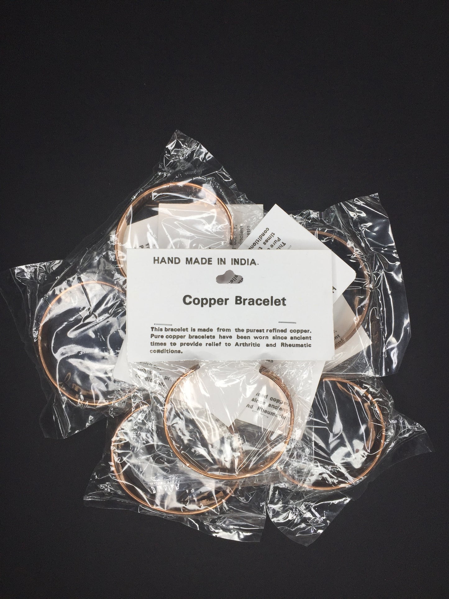 100% COPPER BRACELET #8: Handcrafted in India