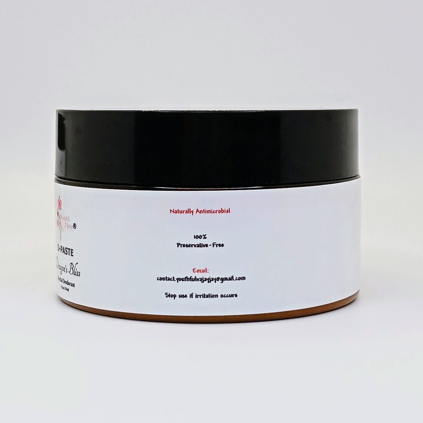 D-PASTE: Dragon's Bliss- Natural Organic Herbal Deodorant, 4 oz.