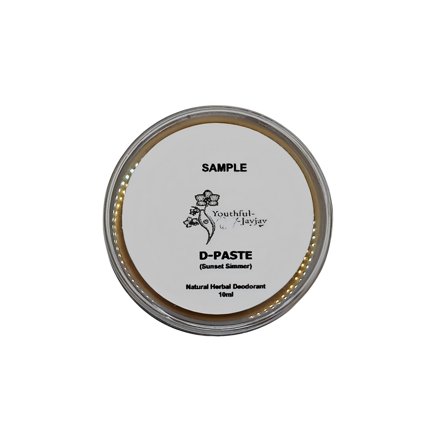 D-PASTE: Caramel Vanilla - Natural Organic Herbal Deodorant, 10ml Sample