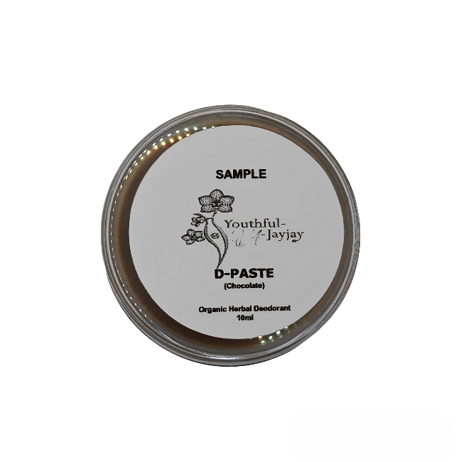 D-PASTE: Caramel Vanilla - Natural Organic Herbal Deodorant, 10ml Sample
