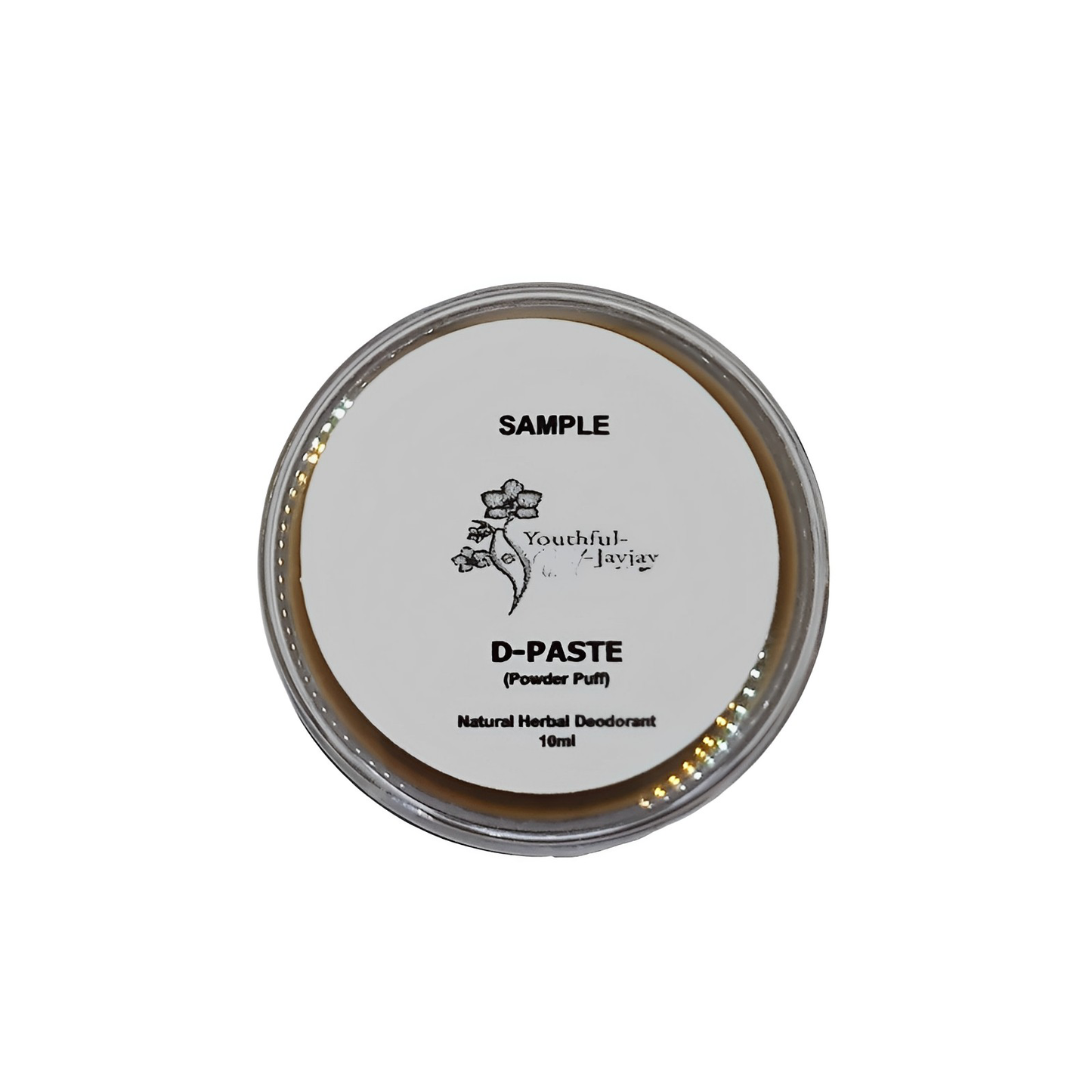 D-PASTE: Caramel Vanilla - Natural Organic Herbal Deodorant, 10ml Sample
