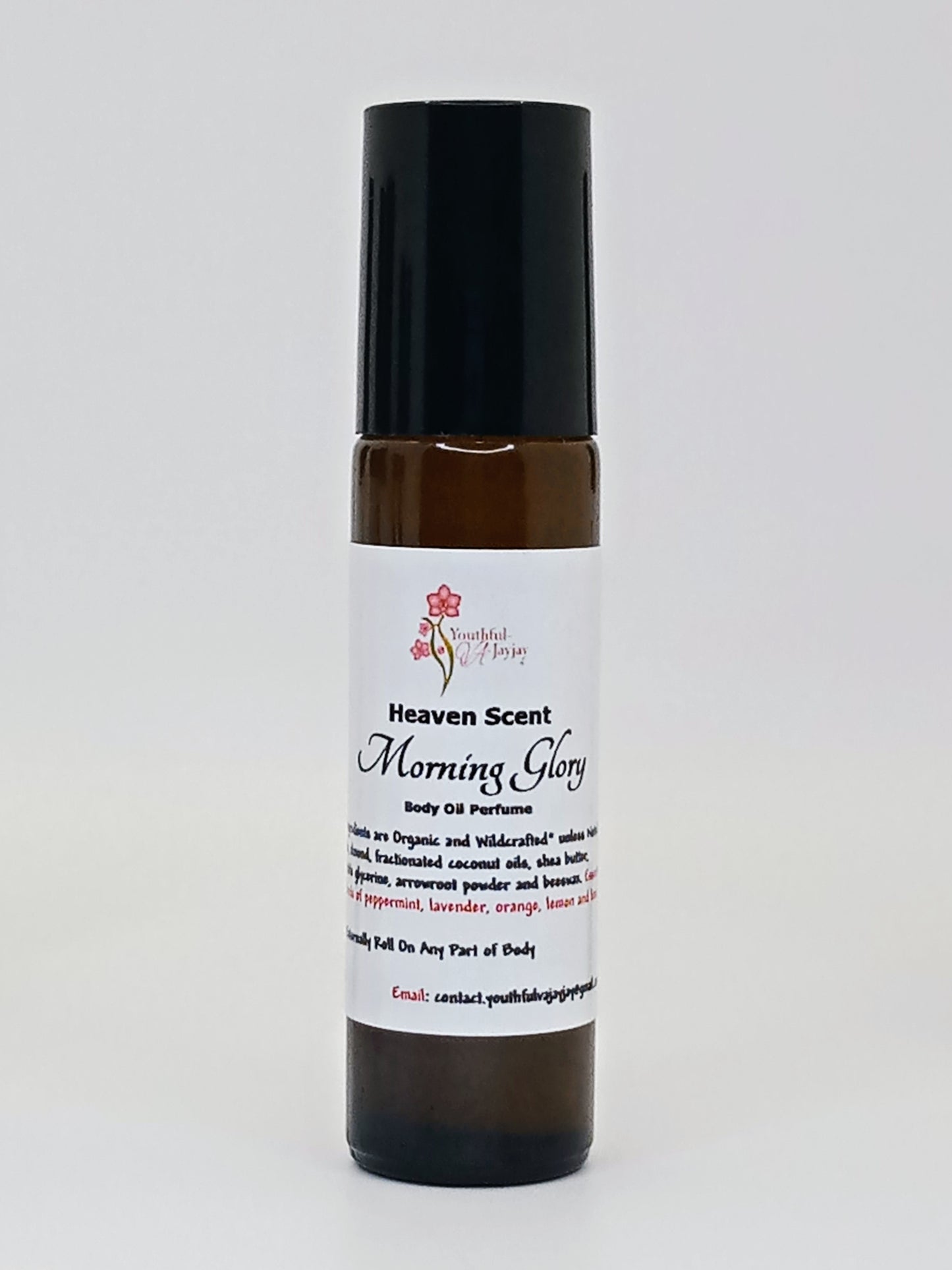 HEAVEN SCENT: Powder Puff Organic Body Oil Perfume, 10ml