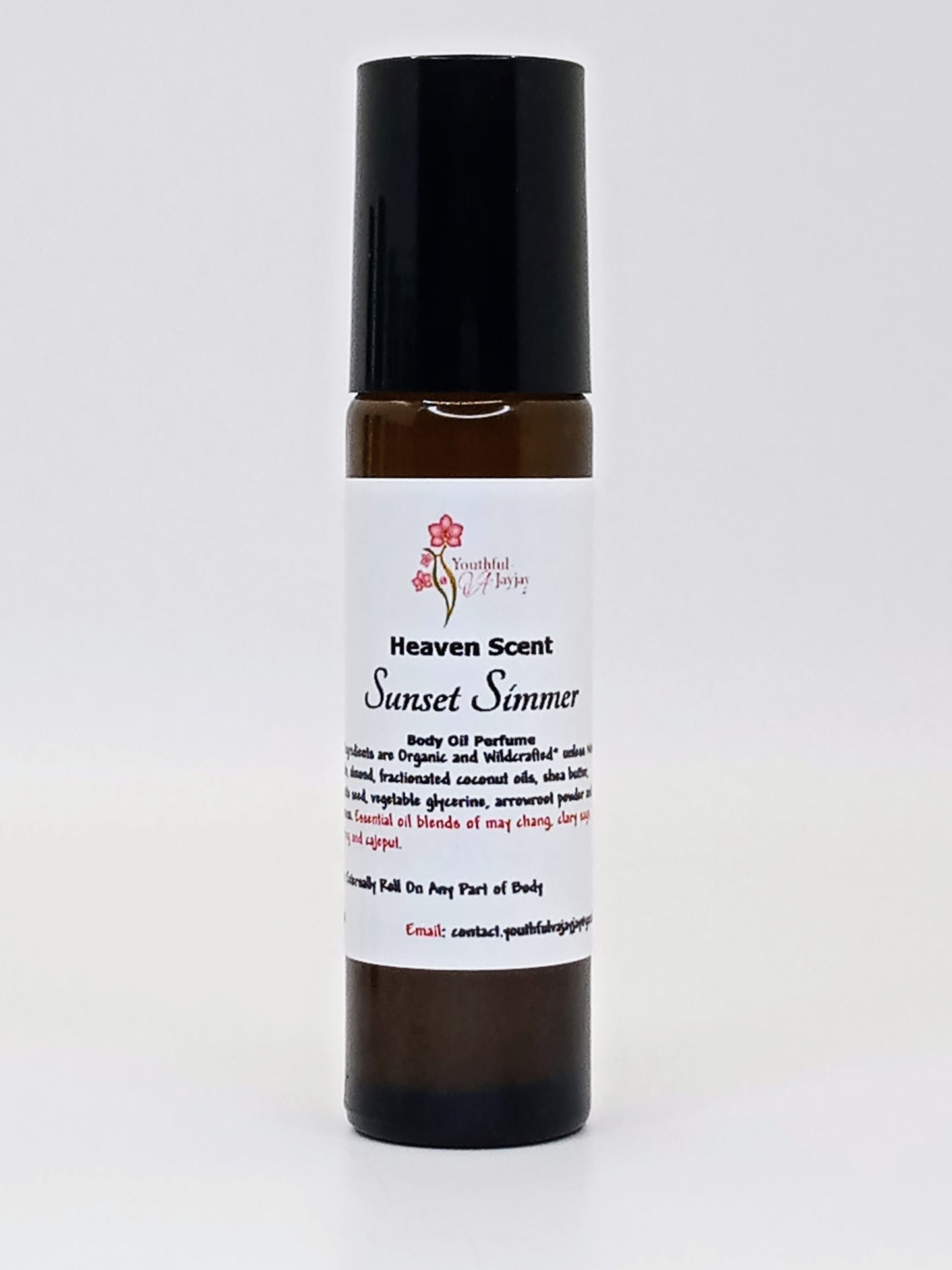 HEAVEN SCENT: Green Vine Organic Body Oil Perfume, FOR HIM 10ml