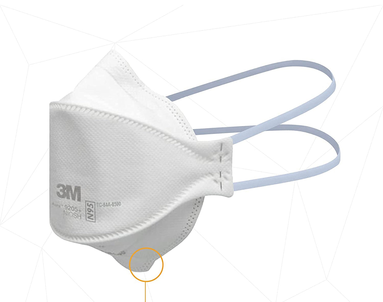 3M Aura Particulate Face Mask 9205+, N95 and Earth To Skin Hand Sanitizer Sets, 2oz