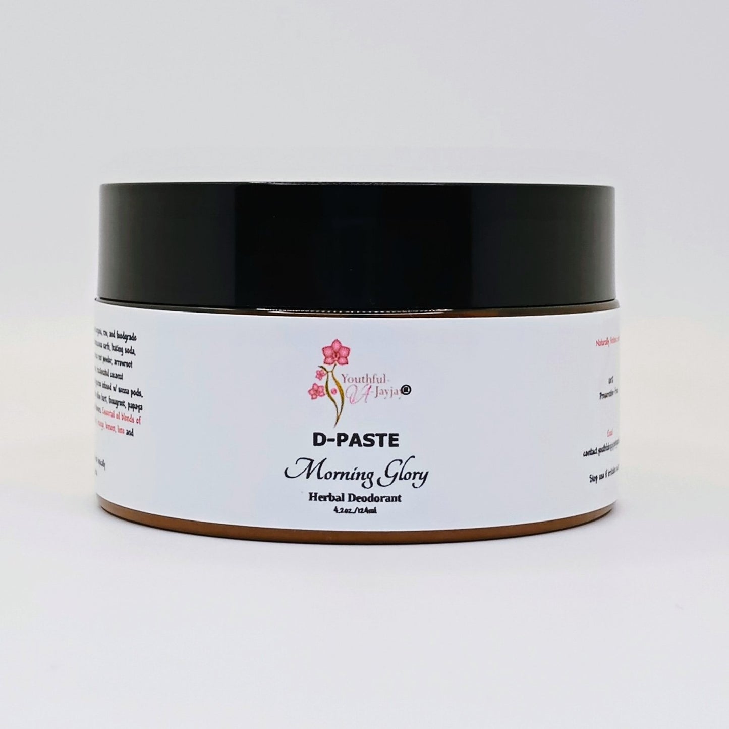 D-PASTE: Morning Glory- Natural Organic Herbal Deodorant, 4 oz.