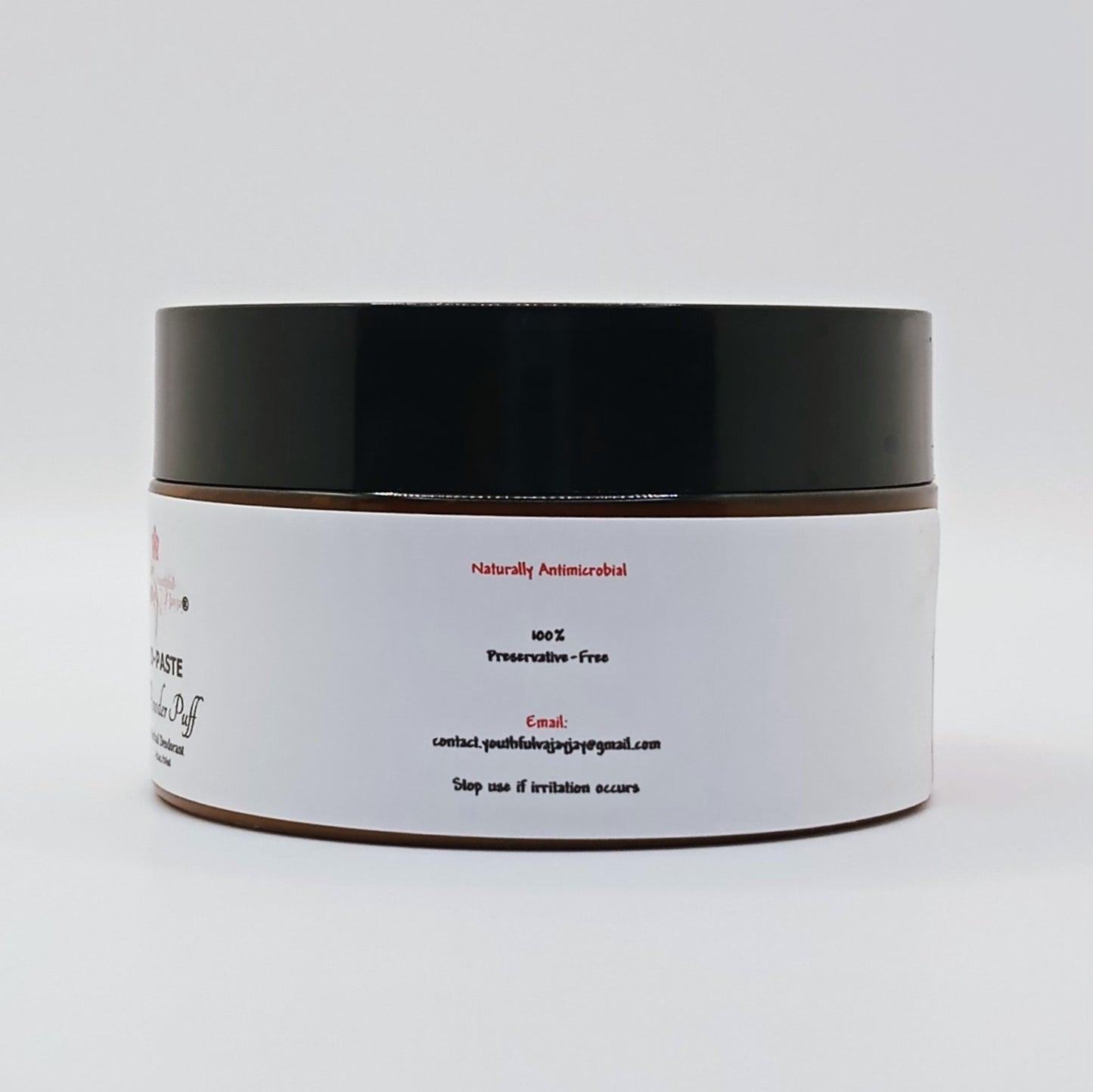 D-PASTE: Powder Puff- Natural Organic Herbal Deodorant, 4 oz.