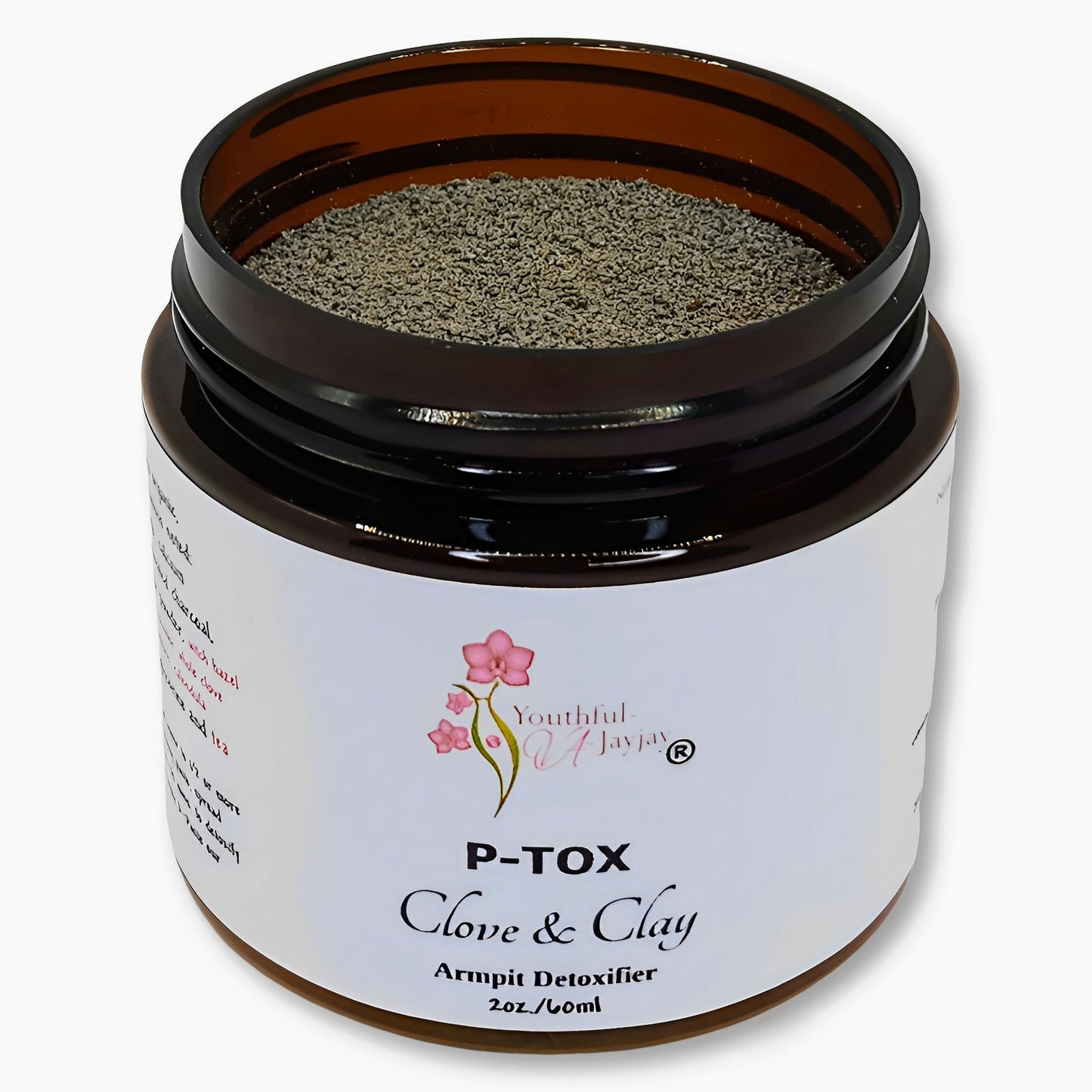 P-TOX: Clove and Clay Armpit Detoxifier, Unisex 1.5 oz.