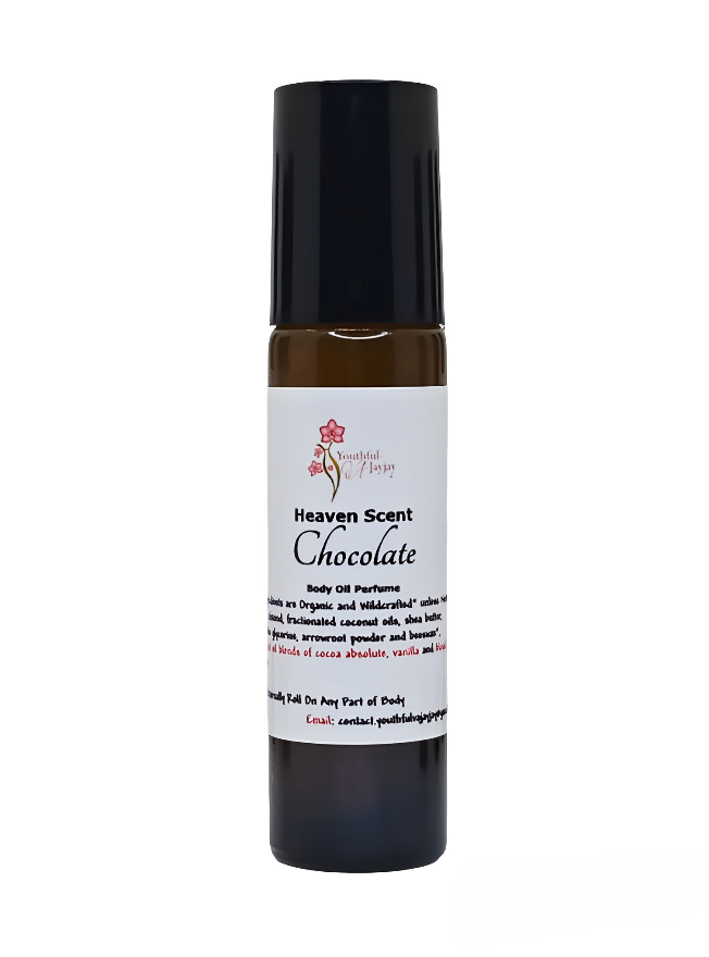 HEAVEN SCENT: Chocolate Organic Body Oil Perfume, 10ml