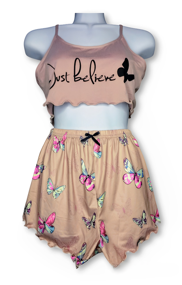 PINK: JUST BELIEVE 2-PIECE AFTER STEAM TEDDY