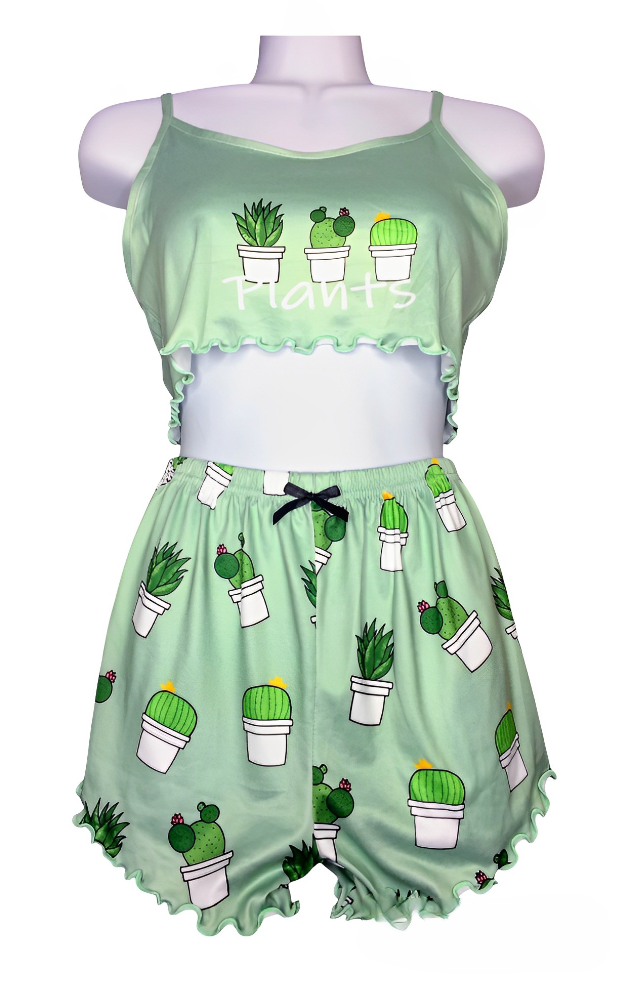 GREEN: PLANTS 2-PIECE AFTER STEAM TEDDY
