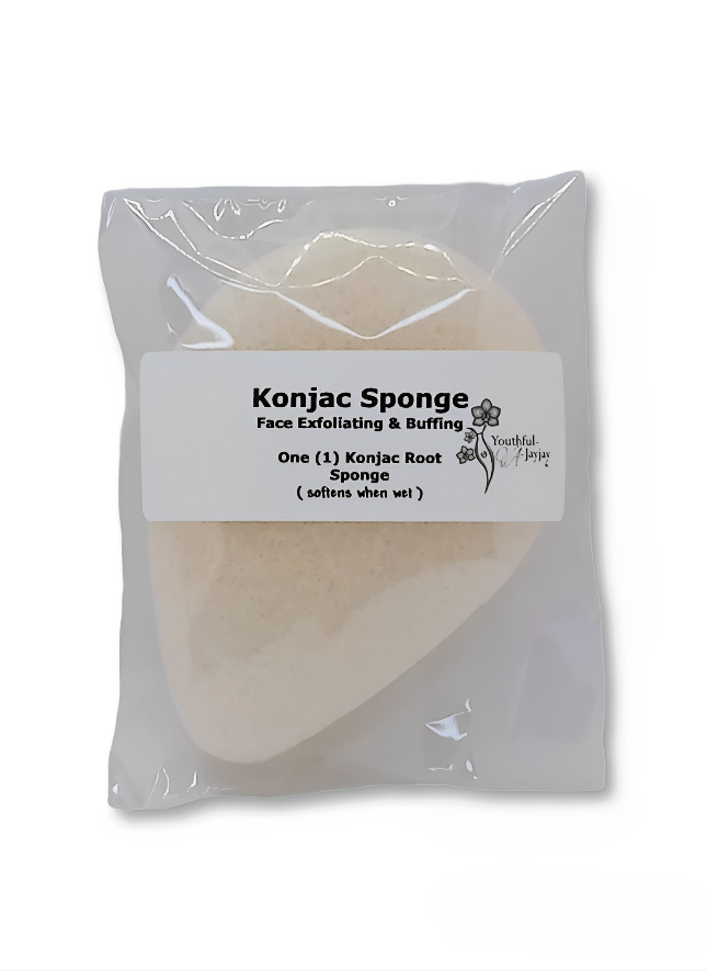 YOUTHFUL-VA-JAYJAY'S: 100% KONJAC NATURAL FACIAL SPONGE