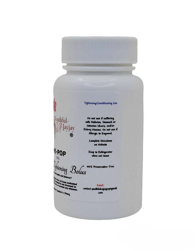HE-POP: Organic Herbal Anal Bolus: For Him- Tightening, 30 capsules- 1,740mg