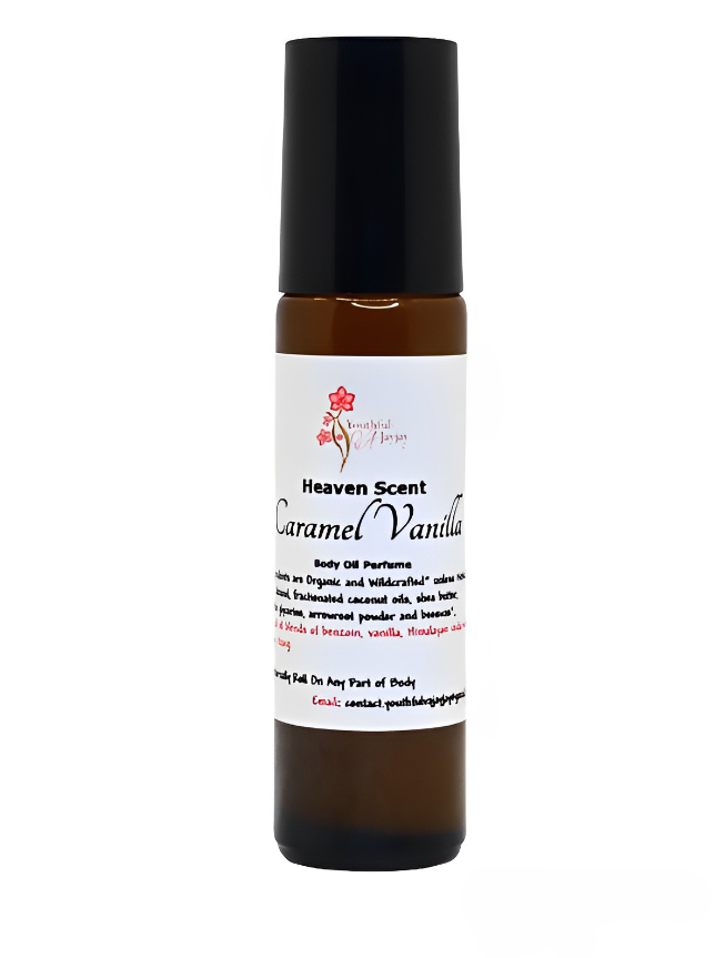 HEAVEN SCENT: Caramel Vanilla Organic Body Oil Perfume, 10ml