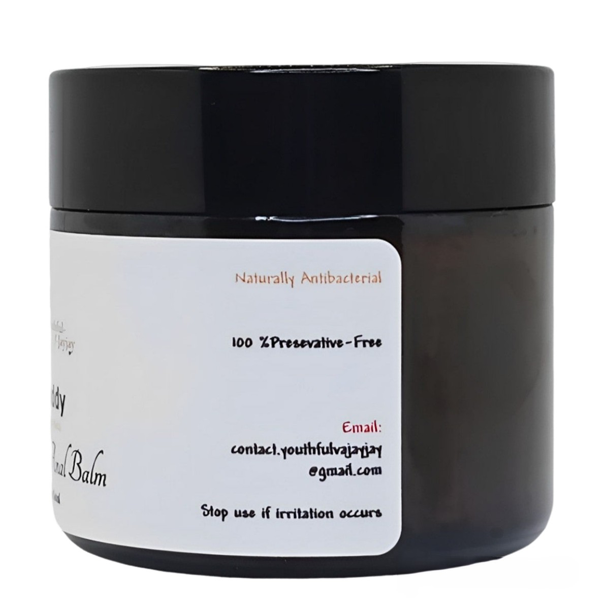 BUDDY: Organic Herbal Anal Balm, Antibacterial Cinna-Bark FOR HIM, 2oz.