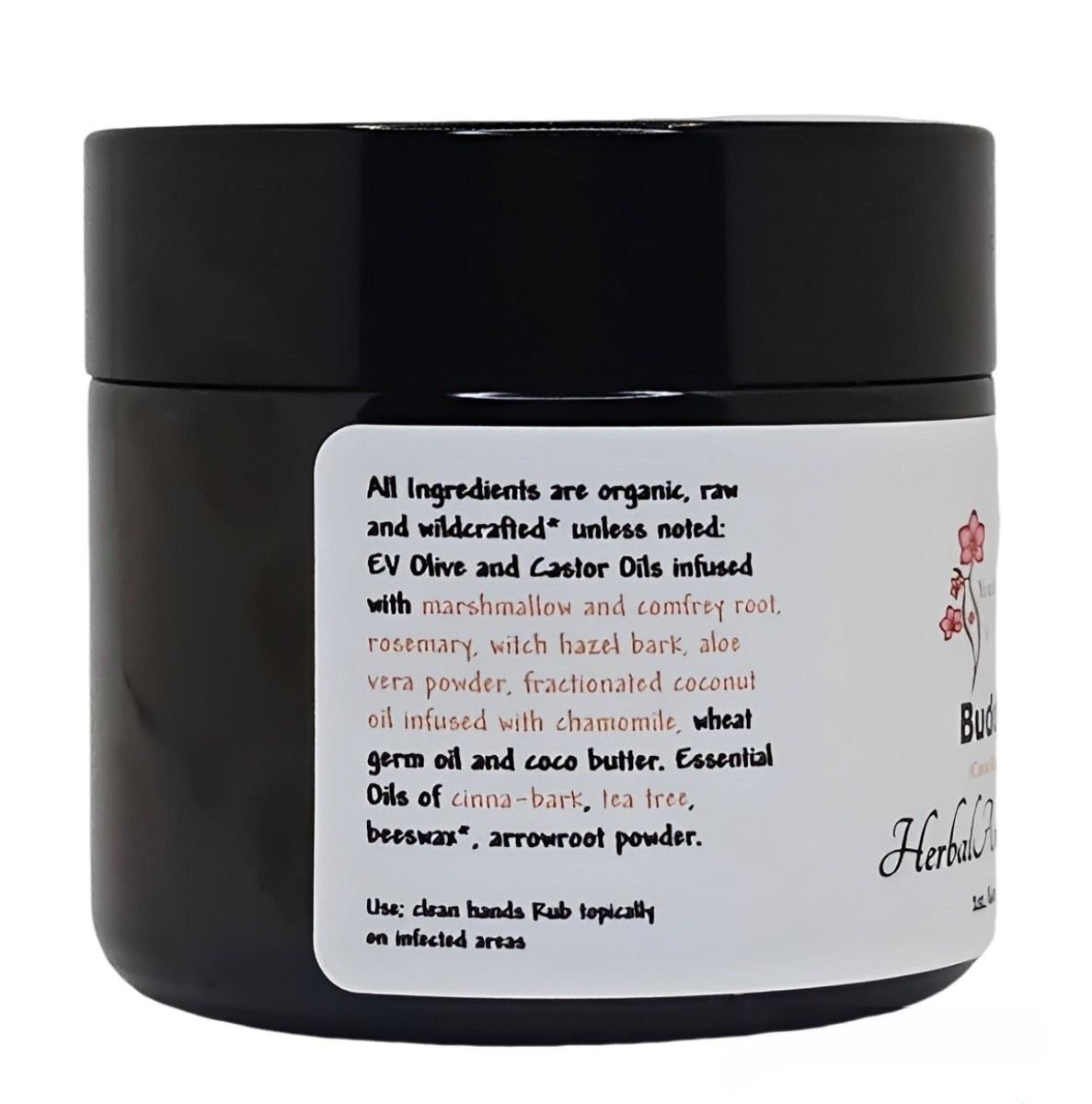 BUDDY: Organic Herbal Anal Balm, Antibacterial Cinna-Bark FOR HIM, 2oz.