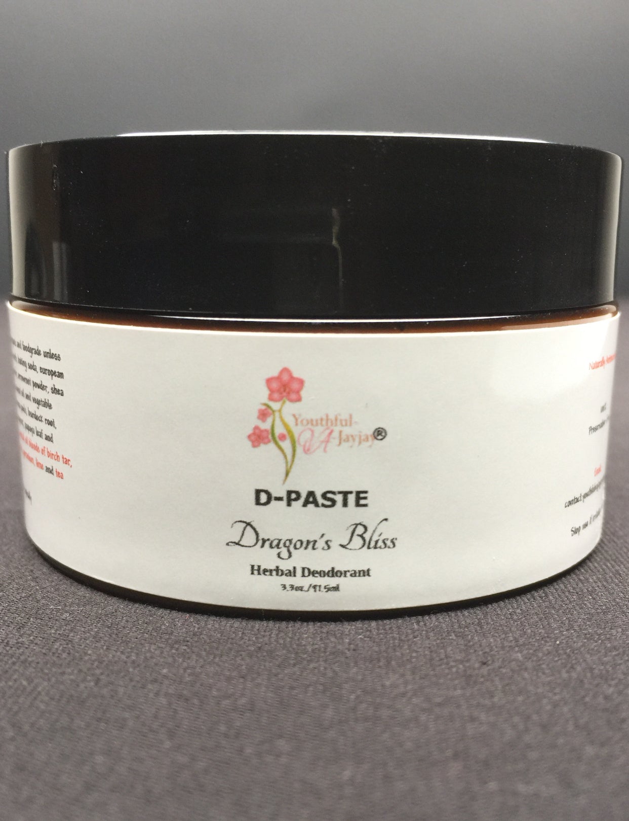 D-PASTE: Dragon's Bliss- Natural Organic Herbal Deodorant, 10ml Sample
