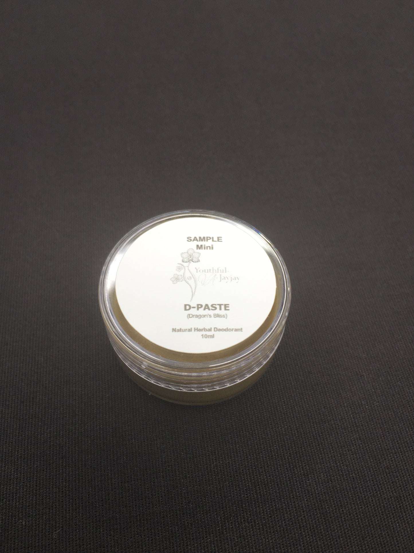 D-PASTE: Dragon's Bliss- Natural Organic Herbal Deodorant, 10ml Sample