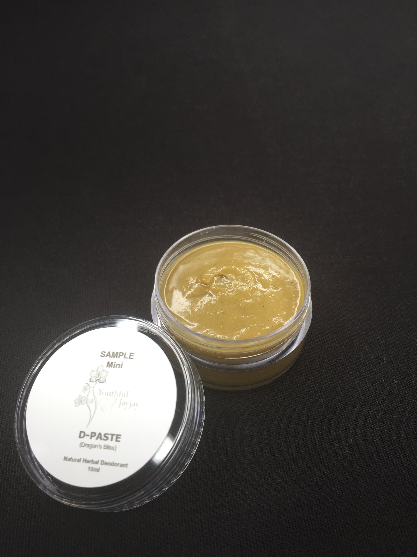 D-PASTE: Dragon's Bliss- Natural Organic Herbal Deodorant, 10ml Sample