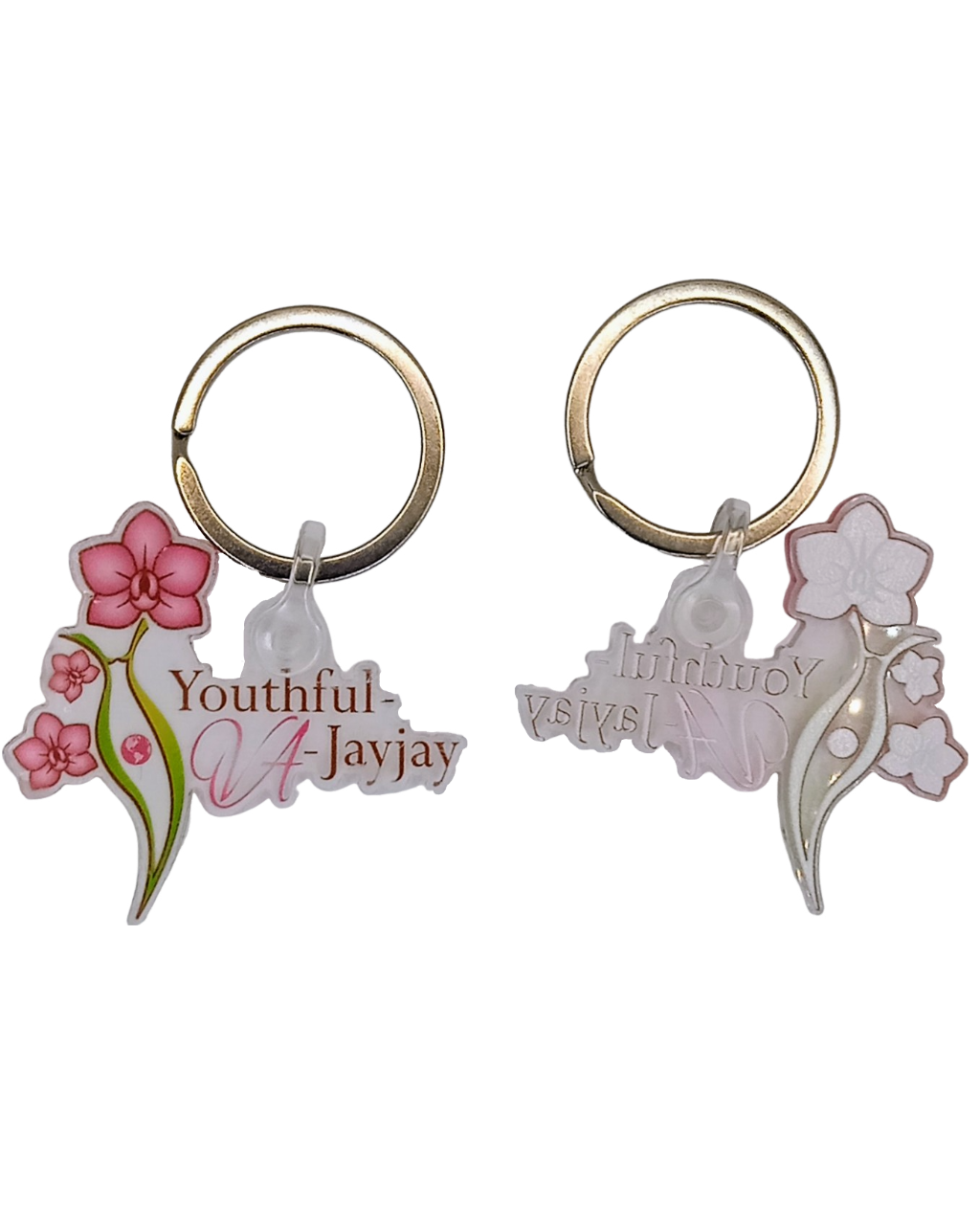 YVJJ's Accessories: Keychain & Pin Bundle