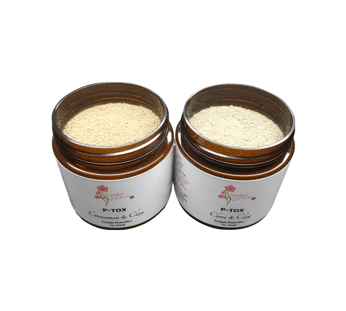 P-TOX: Clove and Clay Armpit Detoxifier, Unisex 1.5 oz.