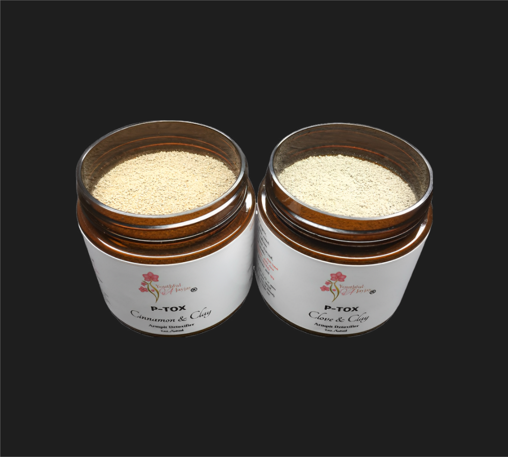 P-TOX: Clove and Clay Armpit Detoxifier, Unisex 1.5 oz.