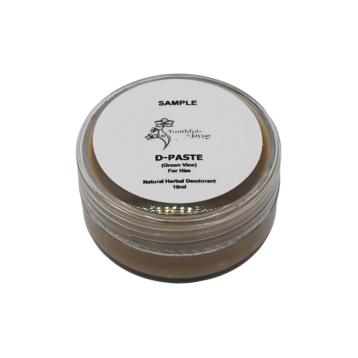 D-PASTE: Green Vine- Natural Organic Herbal Deodorant Paste, FOR HIM 10ml Sample