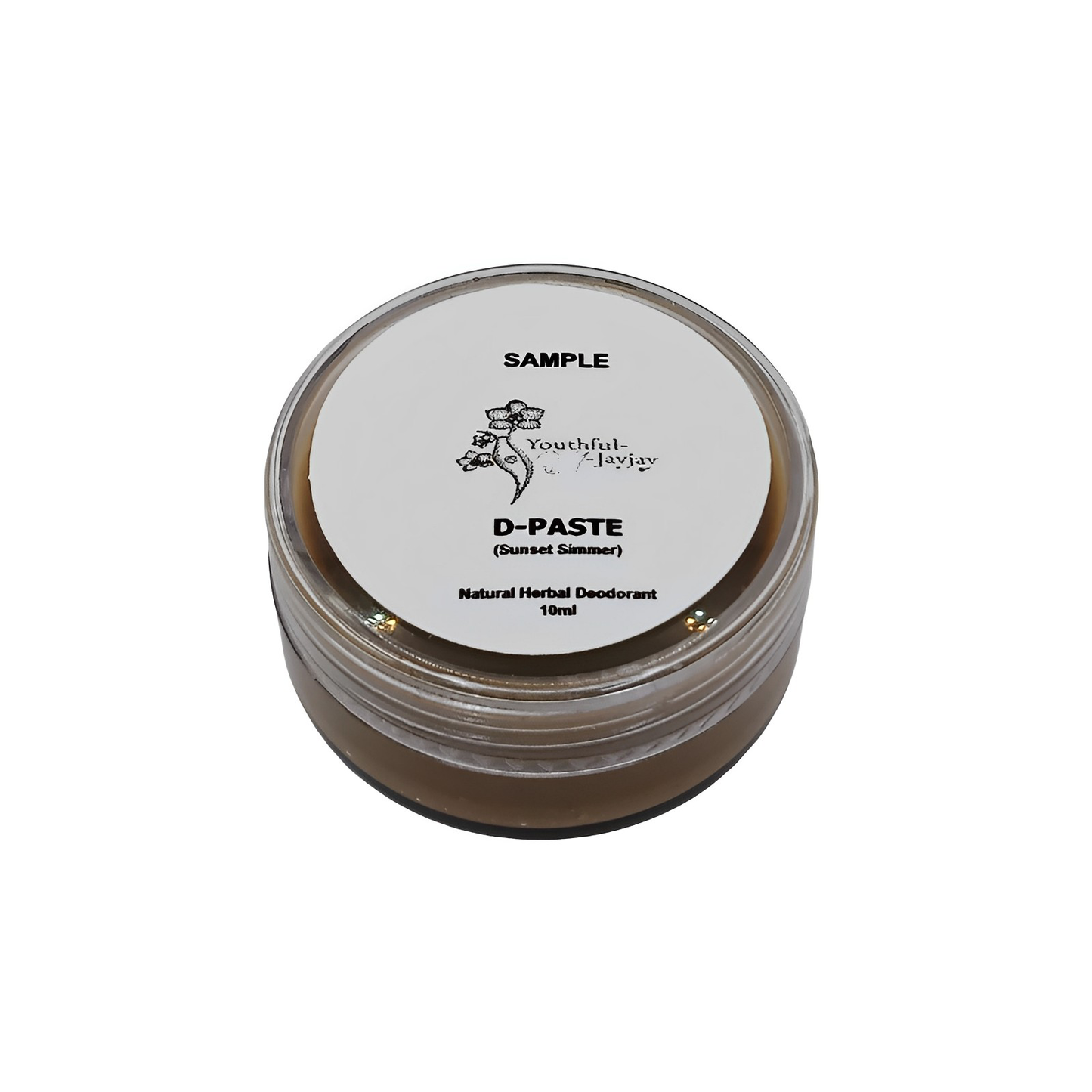 D-PASTE: Sunset Simmer - Natural Organic Herbal Deodorant, 10ml Sample
