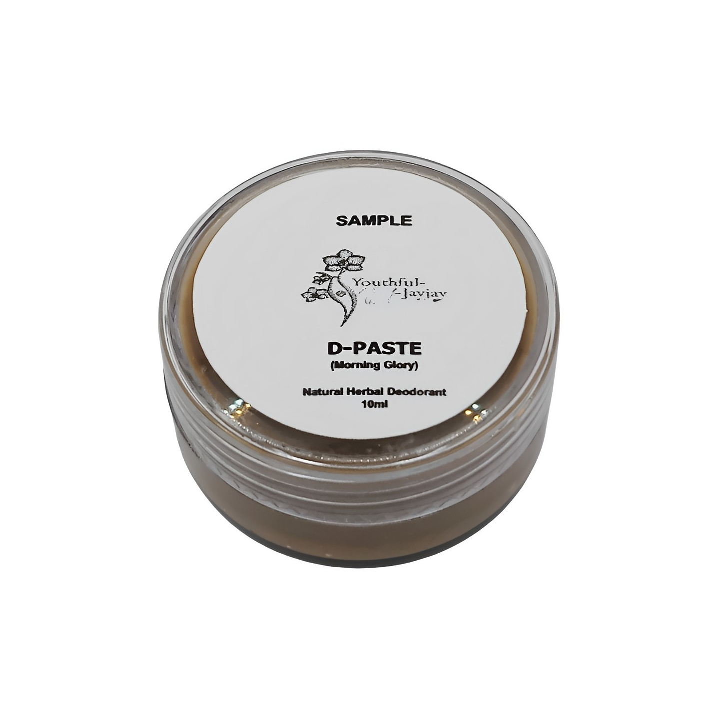 D-PASTE: Morning Glory- Natural Organic Herbal Deodorant, 10ml Sample