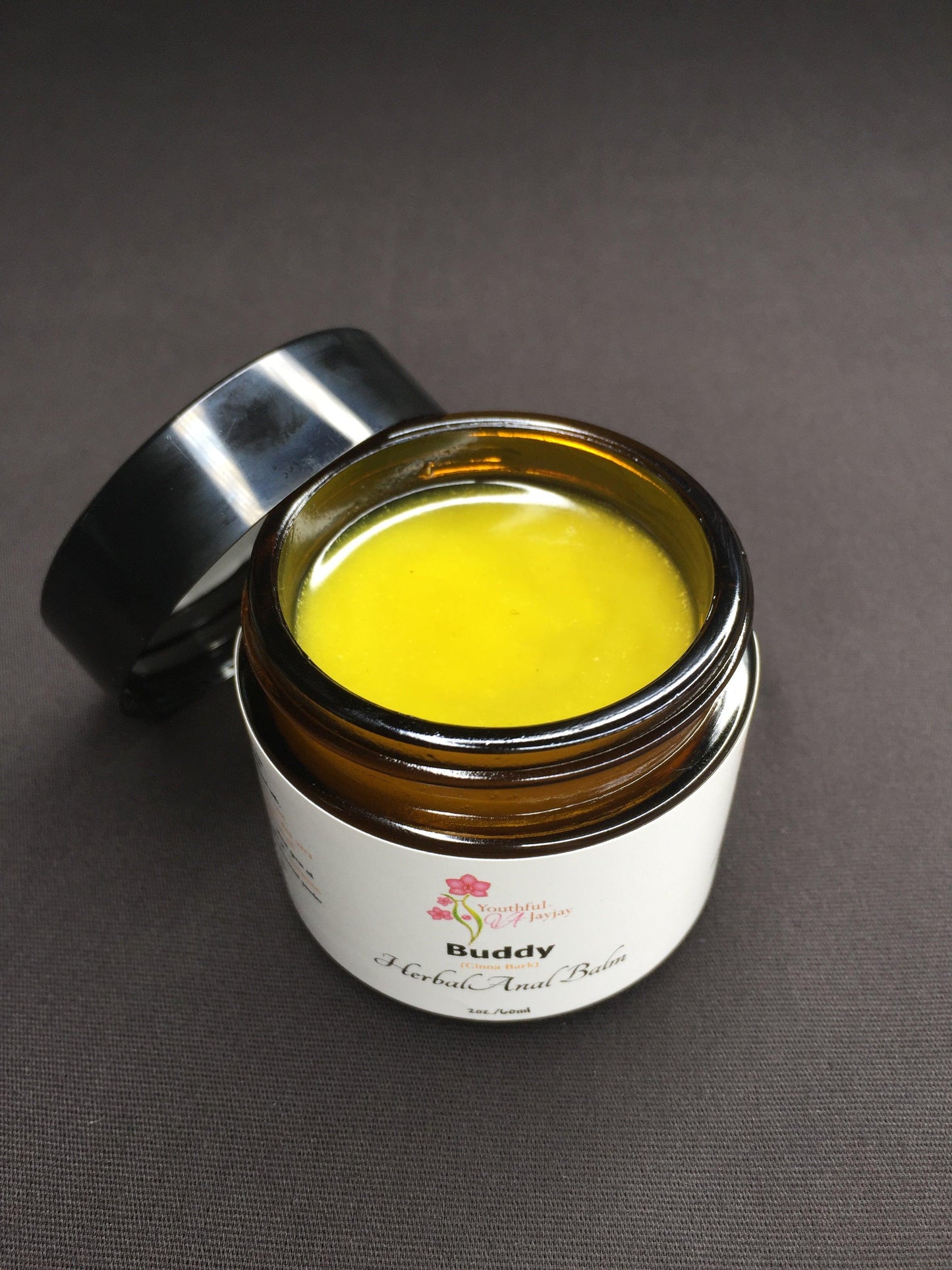 BUDDY: Organic Herbal Anal Balm, Antimicrobial, Cinna Bark- For Him, 2oz. - Image #3