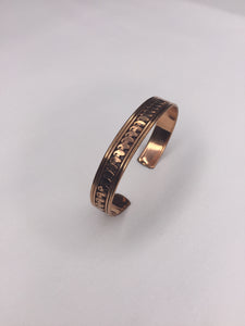 100% COPPER BRACELET #7: Handcrafted in India