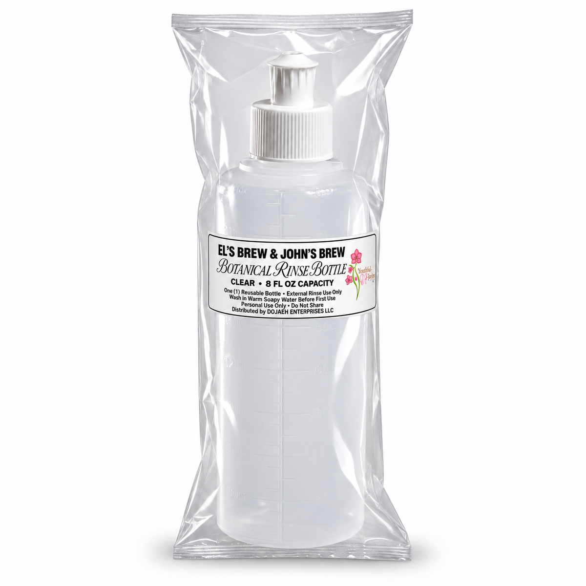 YVJJ External Rinse Bottle | 8 fl oz Soft Squeeze Bottle