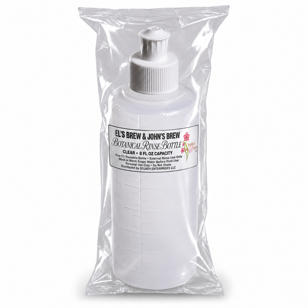 YVJJ External Rinse Bottle | 8 fl oz Soft Squeeze Bottle
