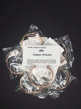 Load image into Gallery viewer, 100% COPPER BRACELET #6: Handcrafted in India