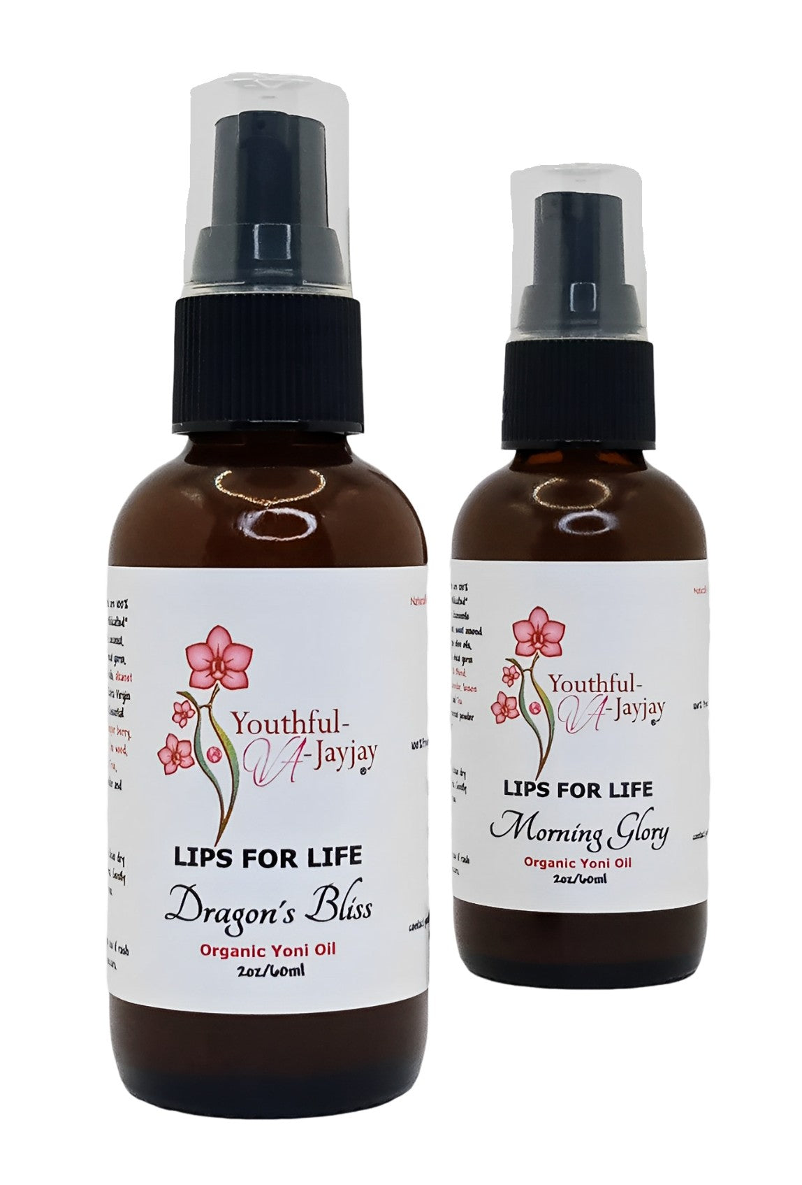 LIPS FOR LIFE: Dragon's Bliss Yoni Oil- Organic Handcrafted, Antibacterial, 2oz.