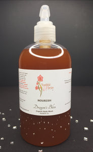 NOURISH: Dragon's Bliss Organic Body Wash, Handcrafted, Antibacterial 12oz.