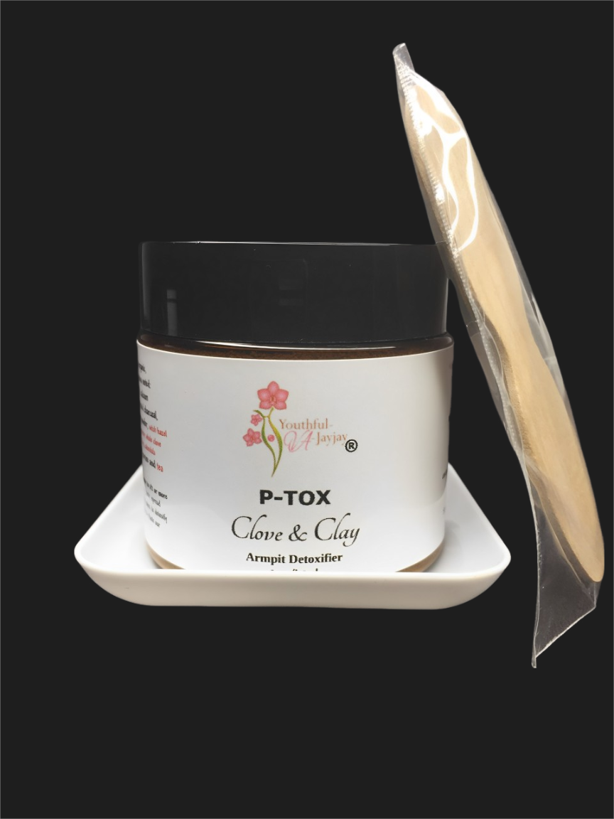 P-TOX: Clove and Clay Armpit Detoxifier, Unisex 1.5 oz.