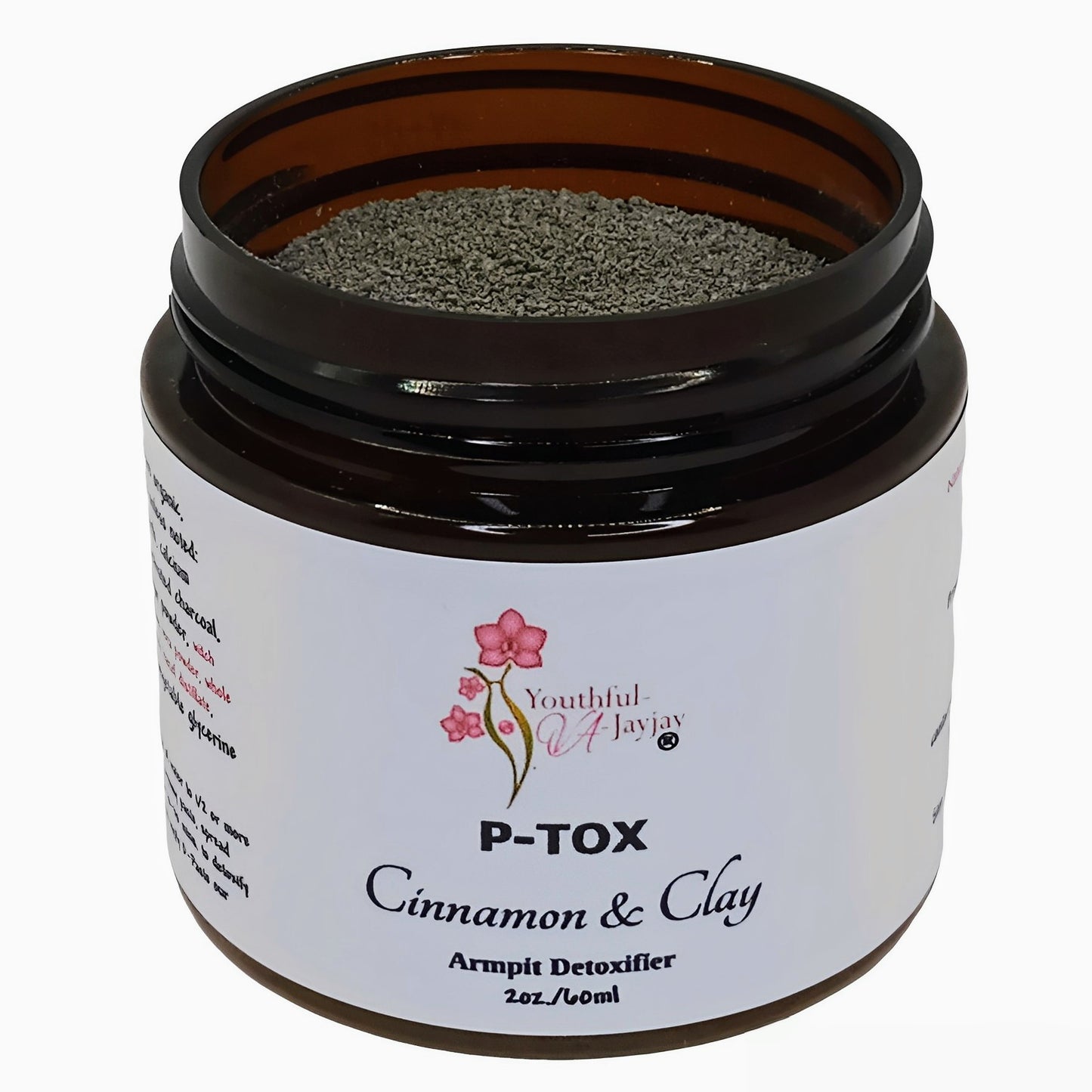 P-TOX: Cinnamon and Clay Armpit Detoxifier, Unisex 1.5oz.