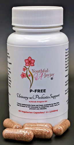P-FREE: Organic Herbal Urinary w/ Prebiotic Support, 60 V-Caps- 2,040mg