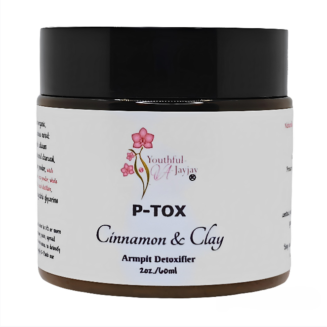 P-TOX: Cinnamon and Clay Armpit Detoxifier, Unisex 1.5oz.