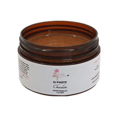 D-PASTE:  Chocolate - Natural Organic Herbal Deodorant Paste, 4 oz.