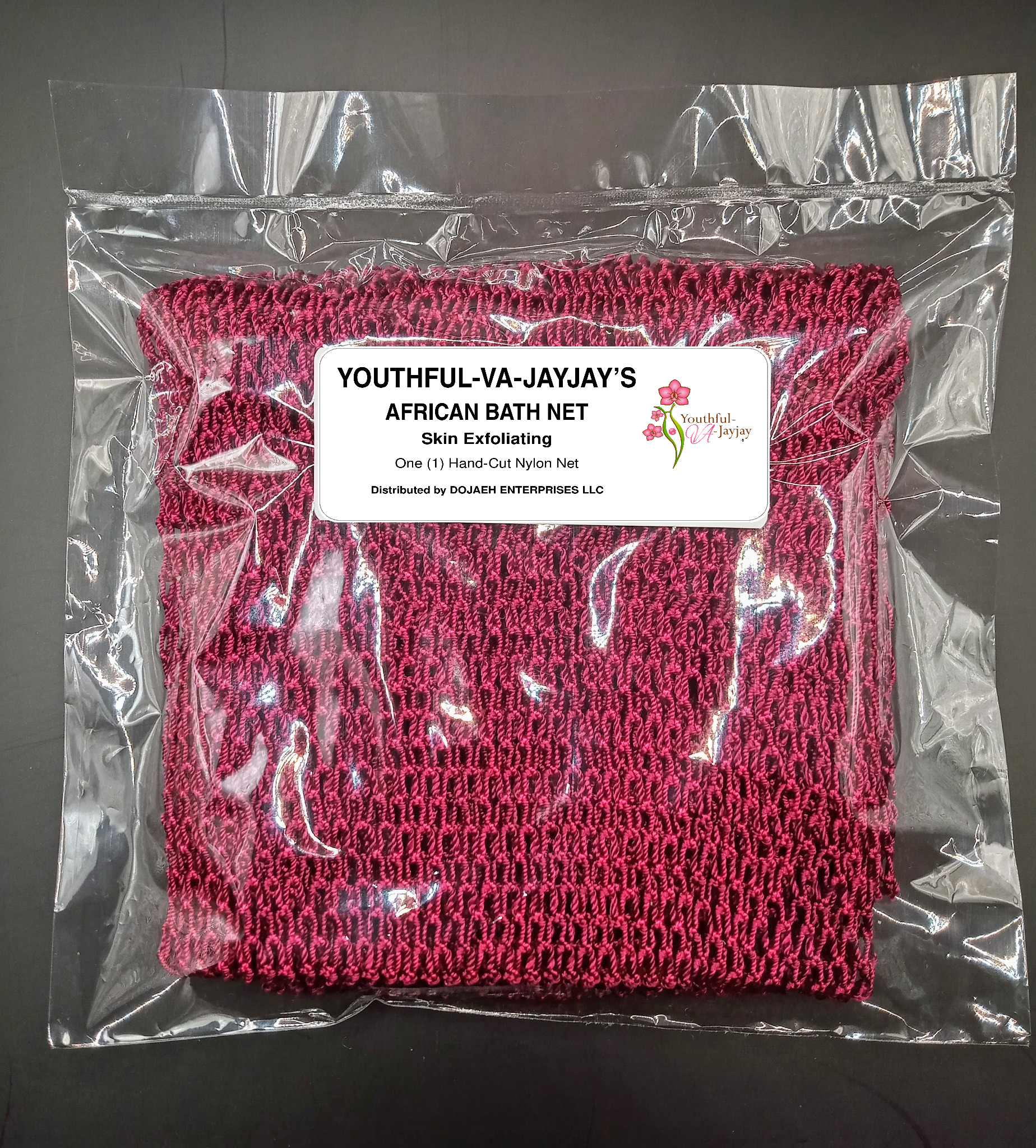 Youthful-VA-Jayjay fuchsia African Bath Net