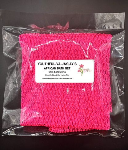 Youthful-VA-Jayjay hot pink African Bath Net